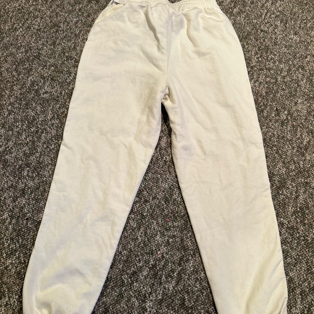 Cozy White Sweatpants